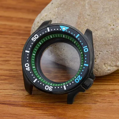 NH35 Case SKX007 Case Seiko Mod Parts Fit NH35 NH36 Japan Movement Transparent Back Cover Men Sapphire Crystal Glass Watch Case