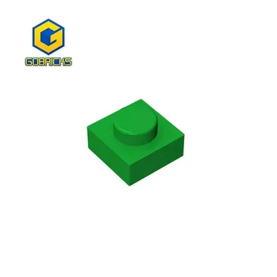 Gobricks GDS-501 Plate 1 x 1 compatible with lego 3024 30008 pieces of children's DIY building