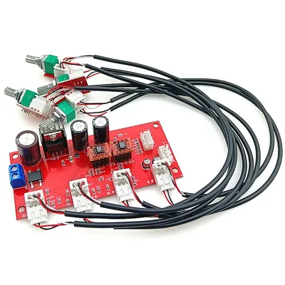 AD828 Preamplifier Volume Control Board with Treble Midrange and Bass Tone Controls Preamp Tone