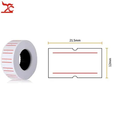 Retail 1 Roll 500PCS White Adhesive Price Tag Paper Price label Mark Sticker for MX-5500 Price Tag