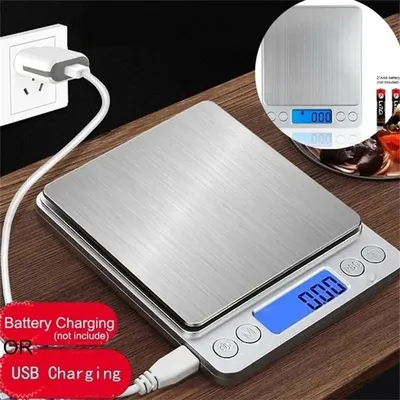 Kitchen Digital Scale Mini Pocket Scale Cooking Food Scale Precision Jewelry Scales with Back-Lit
