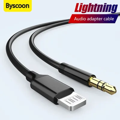 Aux Audio Cable For Iphone 14 Pro 13 8 Pin To 3 5 MM Jack Adapter For iPhone 12 11 12mini Xs Max Xr