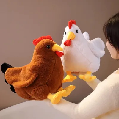 Hot 30/40CM Simulation Cock Plush Toys Stuffed Soft Chicken Dolls Animal Poultry Pillow Funny Home