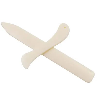 2PCS Natural Bone Folder Multifunctional DIY Leather Craft Tool Sewing Accessories For Folding