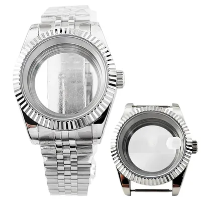 36mm 39mm Watch Case Sapphire Glass Stainless Steel For NH35 NH36 ETA2836 Miyota8215 8205 821A