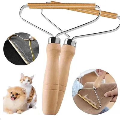 Portable Manual Hair Removal Agent Carpet Wool Coat Clothes Shaver Brush Tool Depilatory Ball