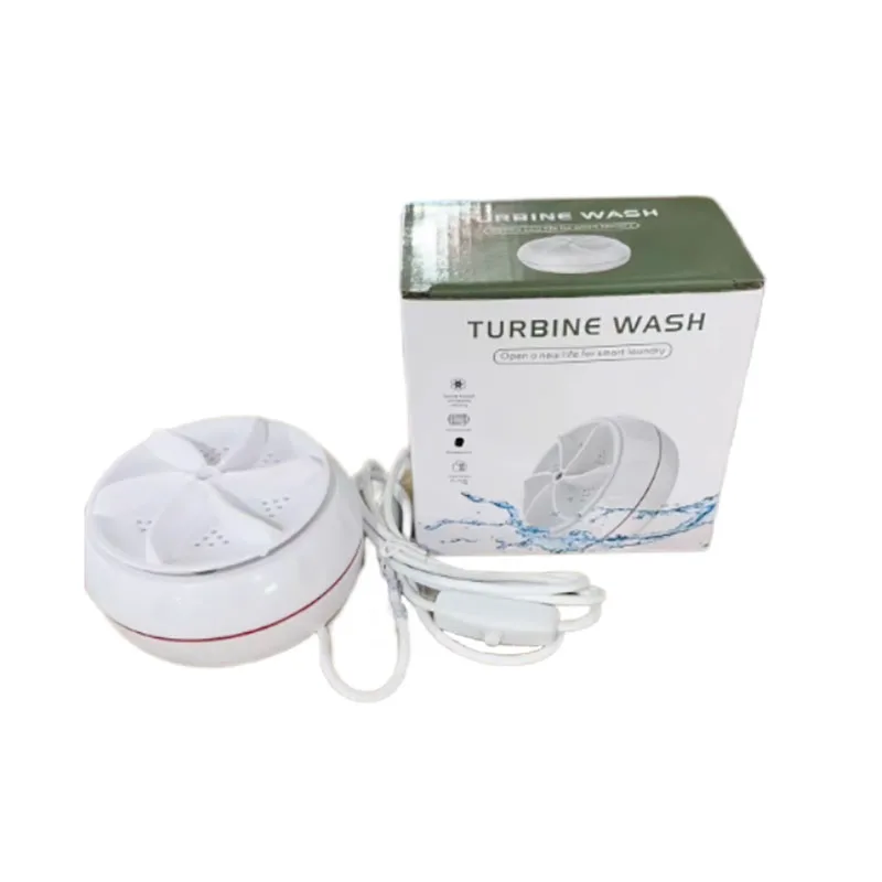 Ultrasonic Turbo USB With switch Rotating Turbine Portable Washing Machine Socks Underwear Wash Dishes ForTravel Student washing