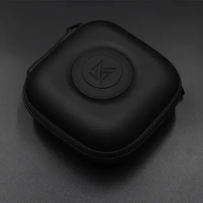 KZ PU Case Bag Earphone Headset Accessories Protable Case Pressure Shock Absorption Storage Package Case With Logo Square Bag
