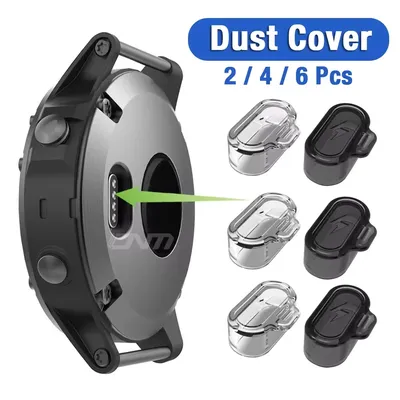 Charging Port Dustproof Plug Cover Protector Cap for Garmin Forerunner 955 945 255 Fenix 7 7S 7X 6