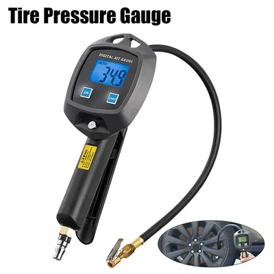 Digital Display Tire Pressure Gauge Auto Accessories High-precision Monitoring Inflation Gun