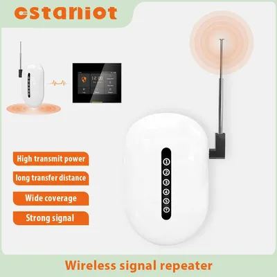 WiFi Signal Repeater Wireless Extender 433MHz Long Range Booster Barrier-free Through Walls For Home