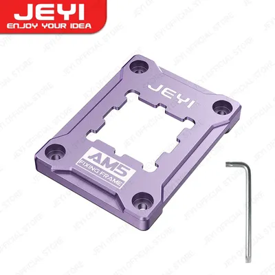 JEYI AM5 CPU Anti-Bending Socket Frame Aluminum AMD Bending Corrector Fixing Holder for
