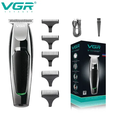VGR Hair Trimmer Electric Hair Clipper Barber Cordless Hair Cutting Machine Mini Haircut Edgers