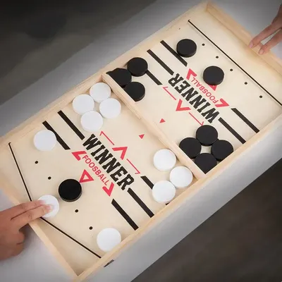 Foosball Winner Games Table Hockey Game Catapult Chess Parent-child Interactive Toy Fast Sling Puck