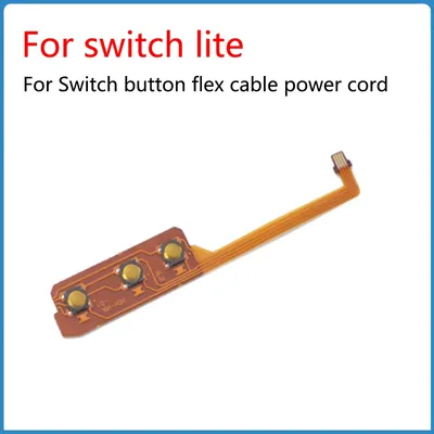 For Nintendo Switch Lite Flex Cable On/Off Button Ribbon Power Cable Cord For NS Lite Volume Button Flexible Wire Inside Copper