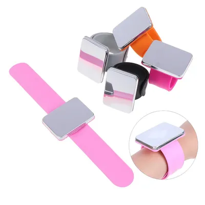 Magnetic Sewing PinCushion Silicone Wrist Needle Pad Safe Bracelet Pin Cushion Storage Sewing Pins