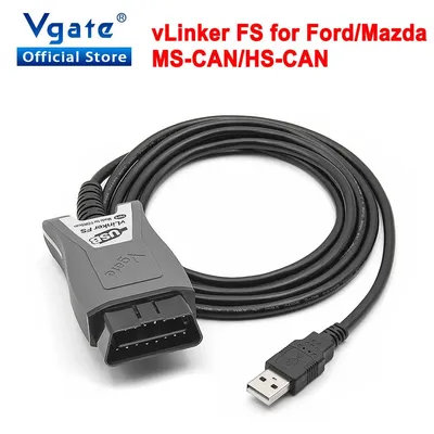 Vgate vLinker FS ELM327 For Ford FORScan HS/MS-CAN ELM 327 OBD 2 OBD2 Car Diagnostic Scanner
