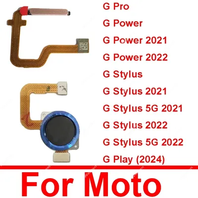 Home Button FingerPrint Sensor Flex Touch ID Fingerprint For Motorola Moto G Power G Stylus 5G 2021