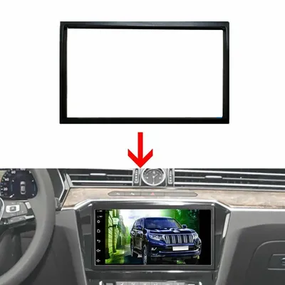 Universal Car Stereo Radio Panel 2Din Frame Surround Panel Electronics GPS Navigation Fascia Bezel