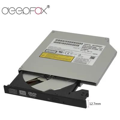 DeepFox 12.7mm DVD ROM Optical Drive CD/DVD-ROM CD-RW Player Burner Slim Portable Reader Recorder
