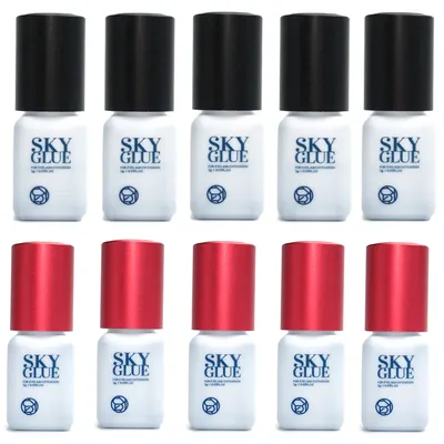 5/10pcs Korea Sky S+ Glue 1s Fast Dry Strong False Eyelash Extension Glue Adhesive Low Smell No