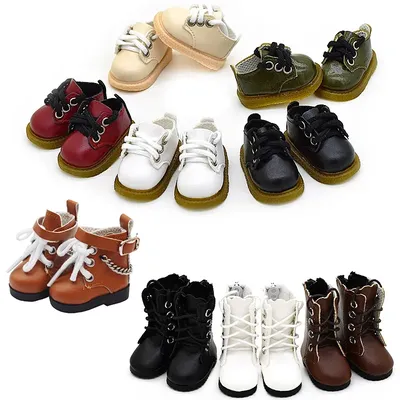 30cm Doll 1/6 BJD Doll Shoes Leather Shoes, Knight Boots, Martin Boots Children's Girl Toy Gift Doll Accessories