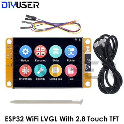 ESP32 Arduino LVGL WIFI&Bluetooth Development Board 2.8 " 240*320 Smart Display Screen 2.8inch LCD