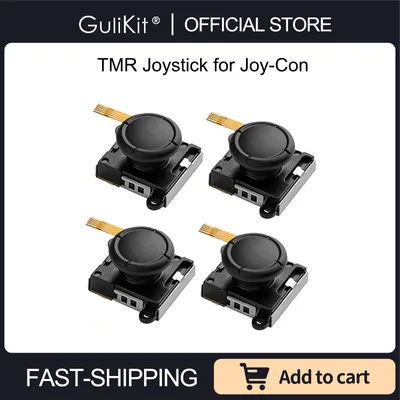 10 Pairs Gulikit TMR Sensing Joystick for JoyCon Replacement No Drifting Electromagnetic Stick for