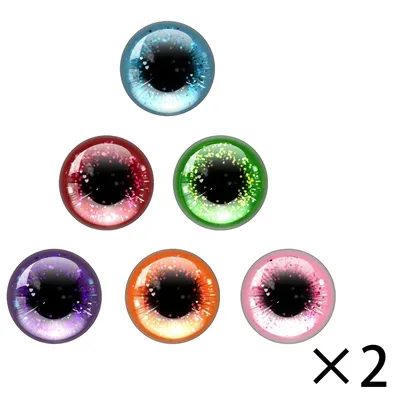 Blyth Doll BJD Toy Anime Doll Glass Eyes Cabochons Round 14MM Ultrathin Dragon Cat Eye Toys DIY Jewelry Accessory MIX Pupil