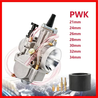 PWK 21 24 26 28 30 32 34 2T 4T Motorcycle Carburetor With Power Jet For Yamaha For Mikuni Koso For
