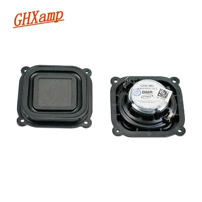 GHXAMP 2.5 Inch 65mm For UK NXT BMR Full-range Speaker Balanced Mode Neodymium 8OHM 12W Flat Vibration Basin Ultra-thin 2pcs