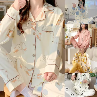 Monthly Clothing 2 Sets Of Spring And Summer Breastfeeding Clothes Maternity Pajamas Pregnancy