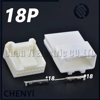 18 Pin car multimedia navigation audio CD host plug 90980-12412 90980-12411 for Toyota Nissan Honda