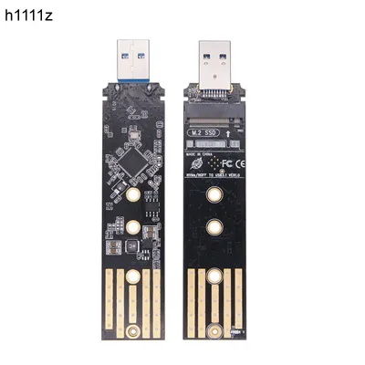 RTL9210B Dual Protocol SSD Enclosure USB C M.2 NVME PCIe NGFF USB3.1 GEN2 10Gbps M2 SSD Case Adapter