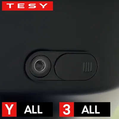 Car Camera Cover For Tesla Model 3 Y Launch 2025 Webcam Slide Blocker Privacy Protector compatible