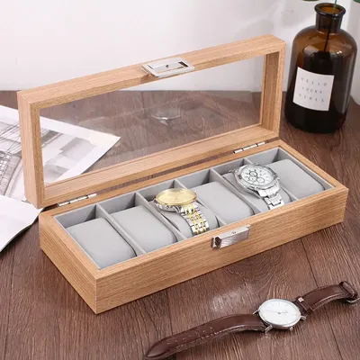 WellZone 2024 New Style Environmental Protection Bamboo Watch Box Fashionable Chinese style Watch