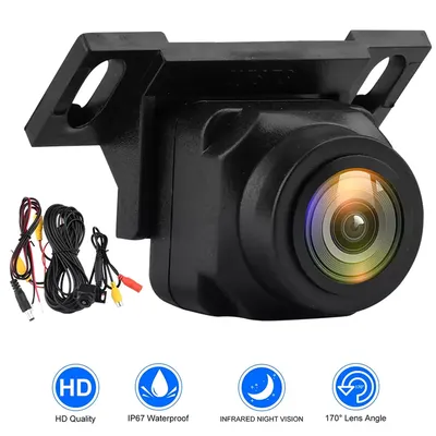 1080P Car Rear View Camera 170° Wide Angle Adjustable Anti-Interference Night Vision Waterproof Auto