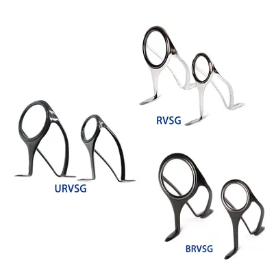 Stainless Frame SIC Ring, RV Guide, Double Foot Stripping, 3D Structure, Fuji Copy for Surf Spinning