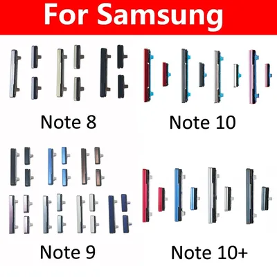 NEW Phone Power Volume Side Button Key For Samsung Galaxy Note 7 8 9 10 Plus External Volume Button