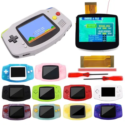Hispeedido GBA V5 Laminated IPS LCD Drop-in Backlight Retro Pixel KIT For Nintendo Gameboy Advance