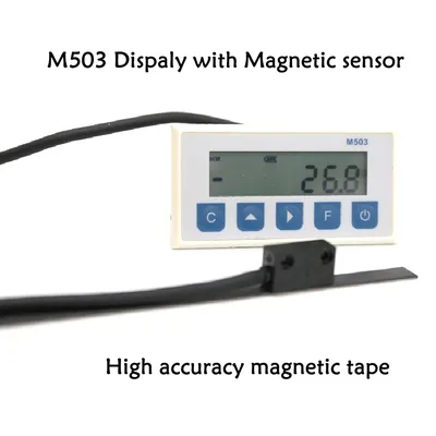 M503 Magnetic Scale Sensor DRO Display Integrated Embedded Magnet Measurement Magnetic Tape with