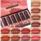 6 pcs /set matte lipstick gift box set non stick cup lipstick velvet moisturizing lipstick