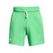 Under Armour Men's Rival Terry 6" Short (Size L) Court Green, Cotton,Polyester