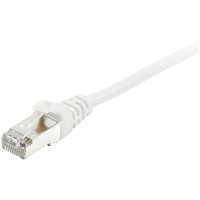 605540 RJ45 Netzwerkkabel, Patchkabel cat 6 s/ftp 40.00 m Weiß vergoldete Steckkontakte 1 St.