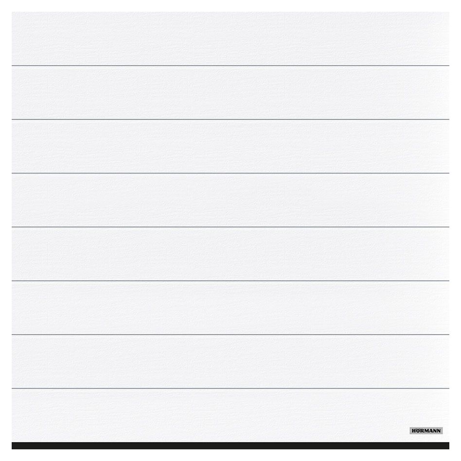 HÖRMANN Sektionaltor LPU42 mit Zarge M-Sicke weiß, Zarge mit N-Beschlag, 2500x2000 mm Image