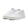 Sneaker PUMA "Carina 2.0 GirlPower Sneakers Damen", Gr. 37, weiß (weiß silber mist passionfruit gray pink), Obermaterial: Synthetik, Textil; Futter: Textil; Innensohle: Textil; Laufsohle: Gummi, Schuhe