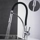 Kitchen faucet - Single Handle One Hole Electroplated Pull-out / ­Pull-down Vessel