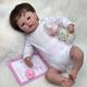 18 inch Reborn Doll Baby Toddler Toy Reborn Toddler Doll Doll Reborn Baby Doll Baby Reborn Baby Doll Newborn lifelike Gift Hand Made Non Toxic 3/4 Silicone Limbs and Cotton Filled Body with Clothes