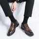 Men's Oxfords Derby Shoes Brogue Dress Shoes Walking Business British Gentleman Wedding Office Career Party Evening Synthetic leather Comfortable Lace-up Black Brown Spring