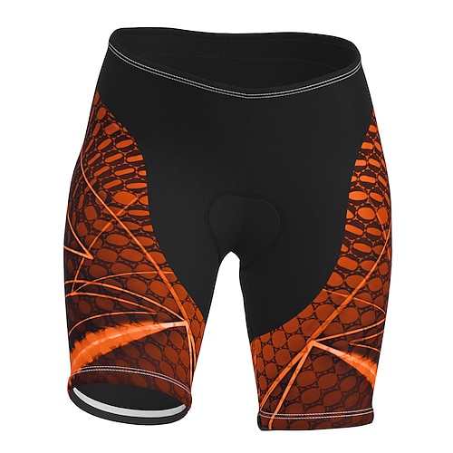 Damen Grafik Gemustert Radsport-Radhose: Fahrradshorts Gepolsterte Fahrradhose Fahhrad Shorts Gepolsterte Shorts / Chamois Mountainbike MTB Straßenradsport Sport 3D-Polster Schnelltrocknend Weich Image